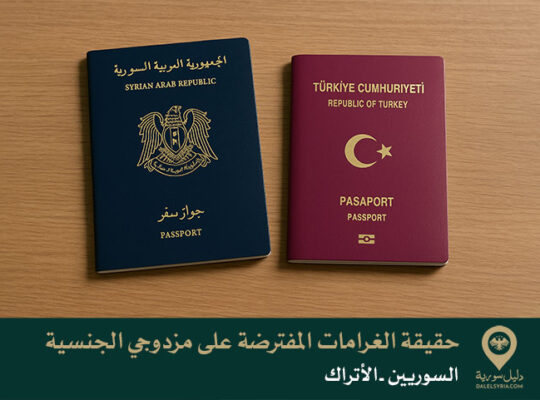 حقيقة الغرامات المفترضة على مزدوجي الجنسية السوريين-الأتراك