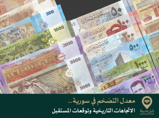 معدل التضخم في سورية.. الاتجاهات التاريخية وتوقعات المستقبل