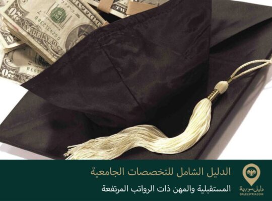 الدليل الشامل للتخصصات الجامعية المستقبلية والمهن ذات الرواتب المرتفعة