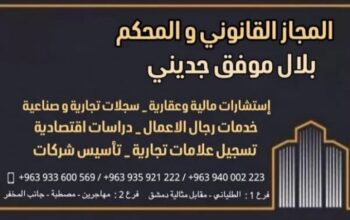 المجاز القانوني والمحكم (بلال موفق جديني)