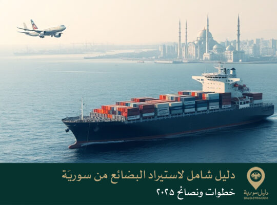 دليل شامل لاستيراد البضائع من سوريَة – خطوات ونصائح 2025