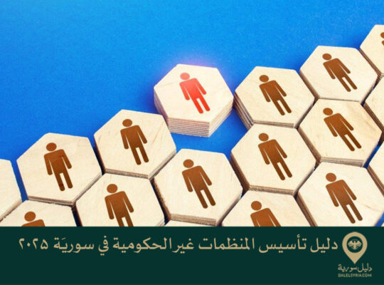 دليل تأسيس المنظمات غير الحكومية في سوريَة 2025