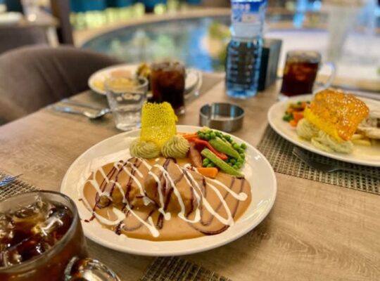 تراسات ومطعم نادي الكهرباء السياحي _ بوابة الشمس