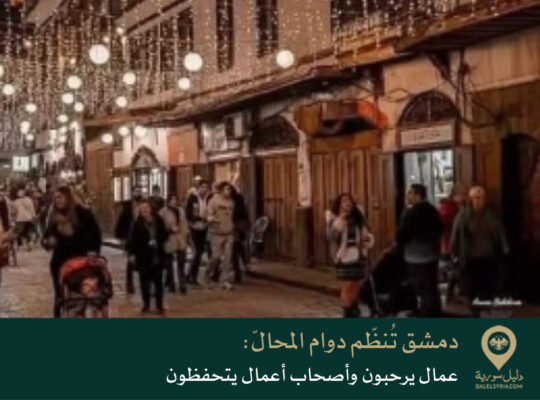 دمشق تُنظّم دوام المحالّ: عمال يرحبون وأصحاب أعمال يتحفظون