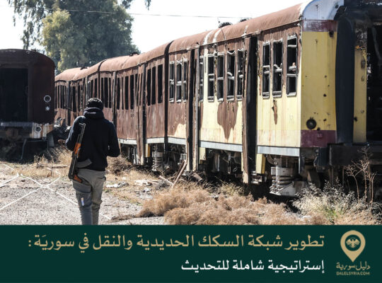 تطوير شبكة السكك الحديدية والنقل في سوريَة: إستراتيجية شاملة للتحديث