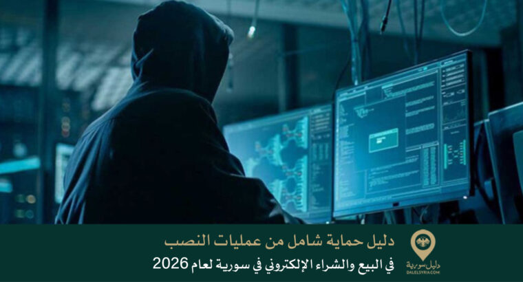 دليل حماية شامل من عمليات النصب في البيع والشراء الإلكتروني في سورية لعام 2026